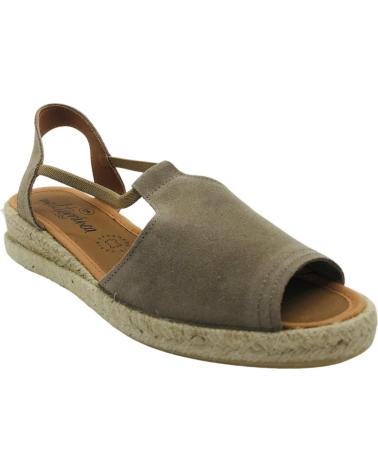 CM MEDITERRANEA ALPARGATA PIEL MUJER MEDITERRANEA 60216 TAUPE
