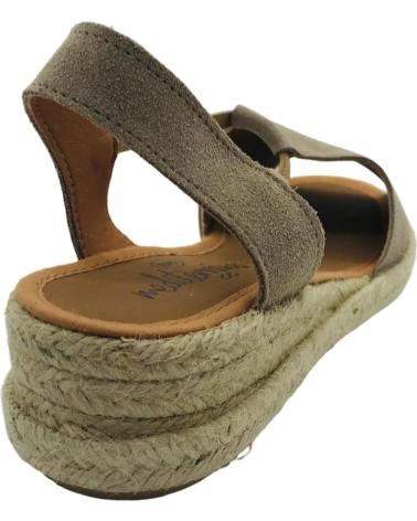 CM MEDITERRANEA ALPARGATA PIEL MUJER MEDITERRANEA 60216 TAUPE