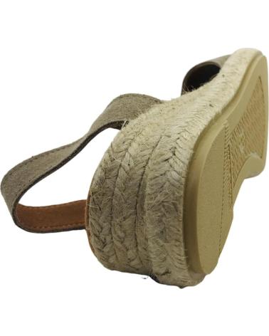 CM MEDITERRANEA ALPARGATA PIEL MUJER MEDITERRANEA 60216 TAUPE