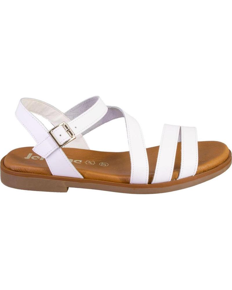JORDANA SANDALIAS 4752-NORD DE PIEL EN BLANCO