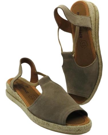 CM MEDITERRANEA ALPARGATA PIEL MUJER MEDITERRANEA 60216 TAUPE