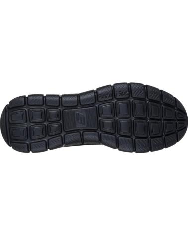 SKECHERS ZAPATILLAS TRACK EZRAL SLIP-INS HOMBRE NEGRO BBK
