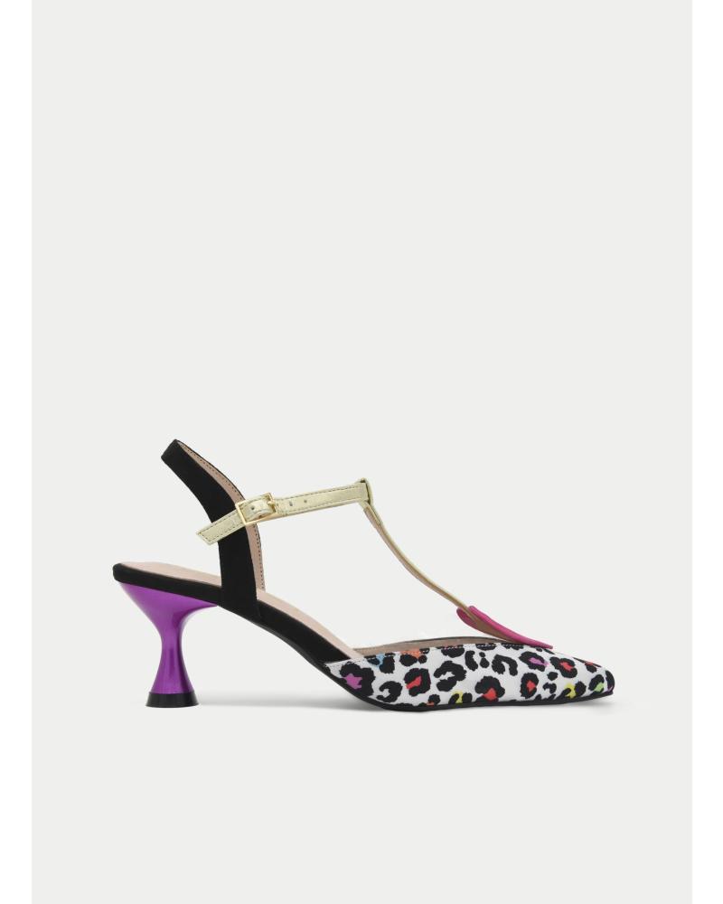 MONTEVITA SANDALIAS DE TACÓN GILERTE CON ESTAMPADO ANIMAL
