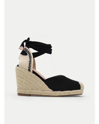 MONTEVITA ALPARGATAS DE CUÑA LARENSE CON LAZADA