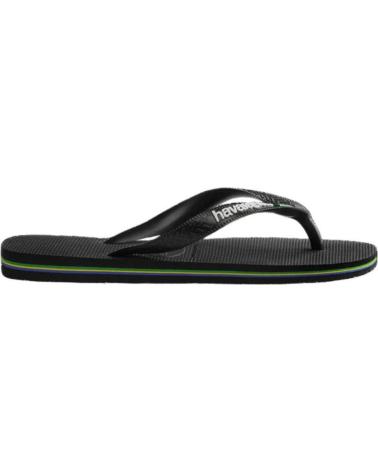 HAVAIANAS CHANCLAS BRASIL LOGO 4110850-1069 NEGRO
