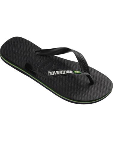 HAVAIANAS CHANCLAS BRASIL LOGO 4110850-1069 NEGRO