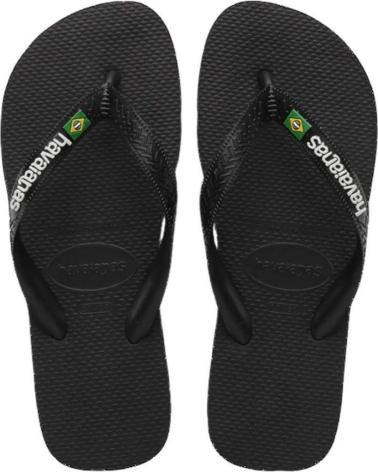 HAVAIANAS CHANCLAS BRASIL LOGO 4110850-1069 NEGRO