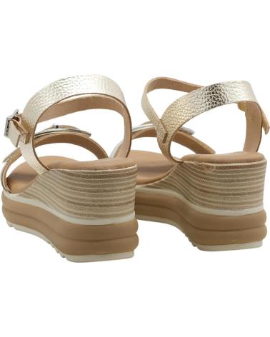 OH MY SANDALS SANDALIAS 5993 COLOR ORO CON PLATAFORMA