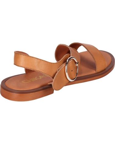 CHIKA10 MUSAKA LEATHER SANDALS CUERO