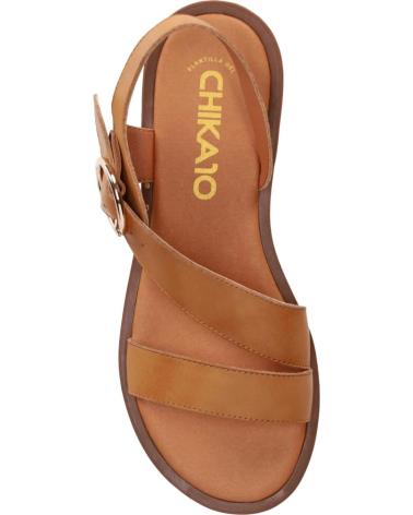 CHIKA10 MUSAKA LEATHER SANDALS CUERO