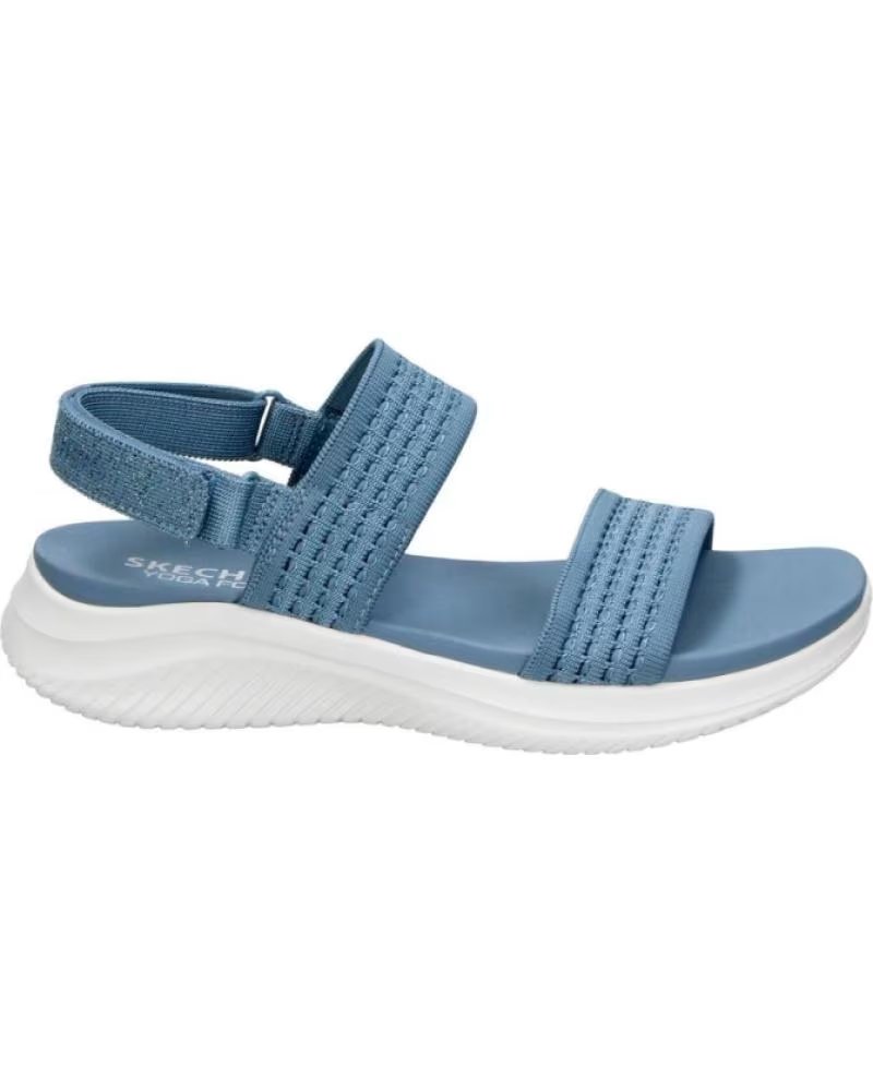 SKECHERS SANDALIAS ULTRA FLEX 3 0 SANDAL - ALL ABOUT U EN AZUL PARA MUJER SLATE KNIT
