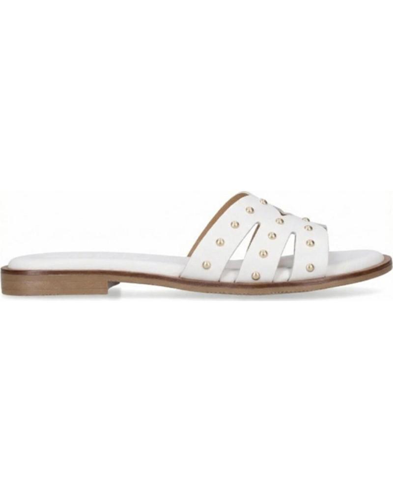 CHIKA10 SANDALIAS PLANAS MOCHIMA 04 BLANCO-WHITE