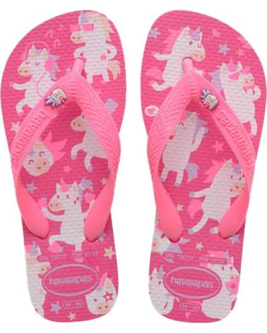 HAVAIANAS CHANCLAS NINA MODELO 4103405H COLOR ROSA 5784PNKFLX