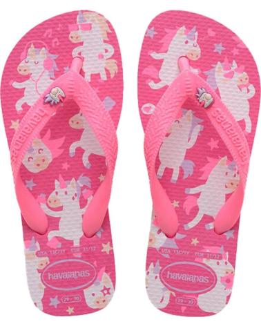 HAVAIANAS CHANCLAS NINA MODELO 4103405H COLOR ROSA 5784PNKFLX