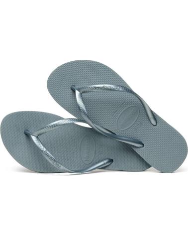 Sandalen für Damen HAVAIANAS SLIM ESCLAVA GREEN OLIVE 4896