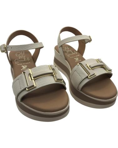 OH MY SANDALS SANDALIA DE PIEL PARA MUJER 5981 HIELO