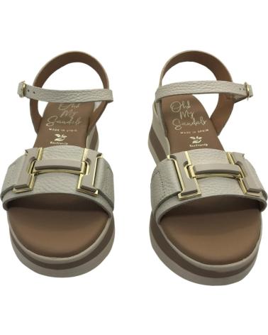 OH MY SANDALS SANDALIA DE PIEL PARA MUJER 5981 HIELO