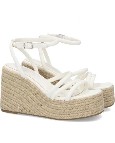 SPORT3PUNTO0 JC-3125 PLATEAU-SANDALEN WEISS VARIOS COLORES
