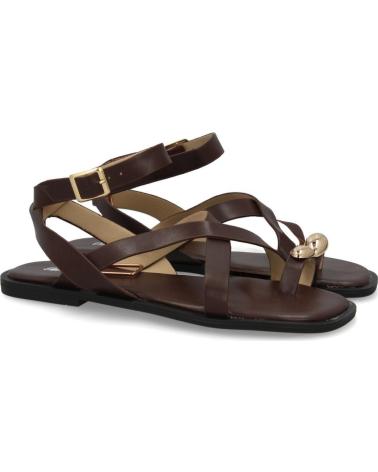 SPORT3PUNTO0 SANDALIAS PLANAS 2066 ESTILO GLADIADOR MARRÓN VARIOS COLORES