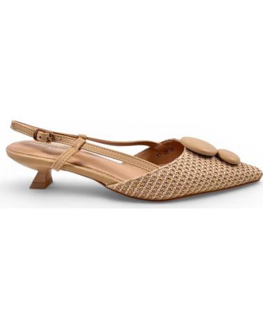 TIMBOS SANDALIA DE VESTIR TACÓN BAJO BEIGE