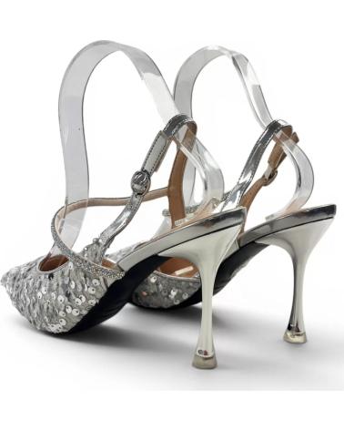 TIMBOS SANDALIA TACÓN FIESTA 132741 PLATA PLATEADO