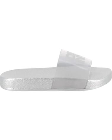 DKNY CHANCLAS EN COLOR GRIS CLARO