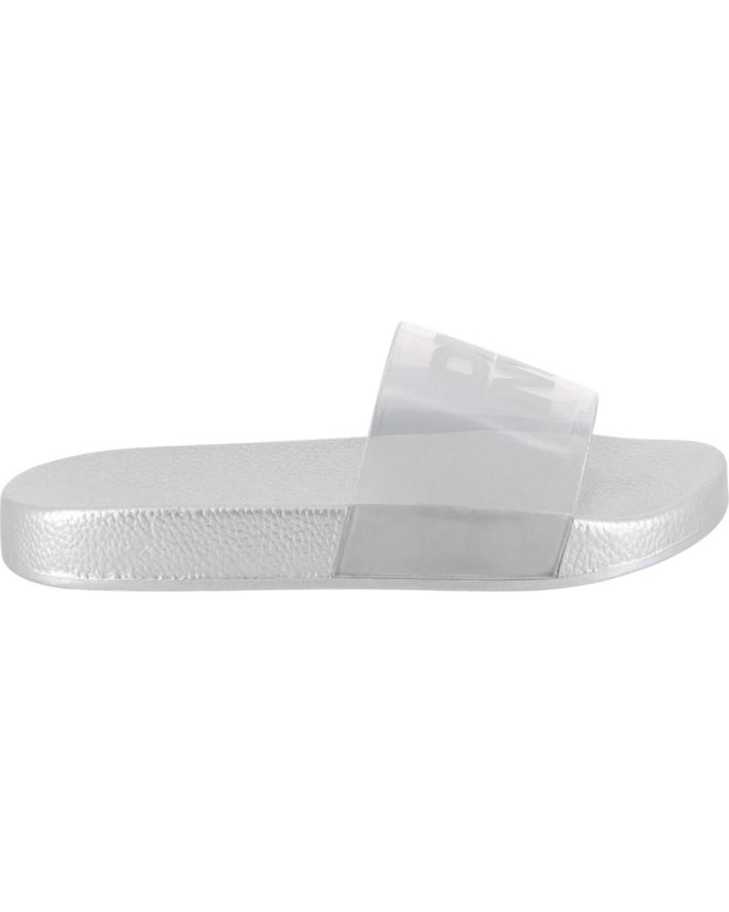 DKNY CHANCLAS EN COLOR GRIS CLARO