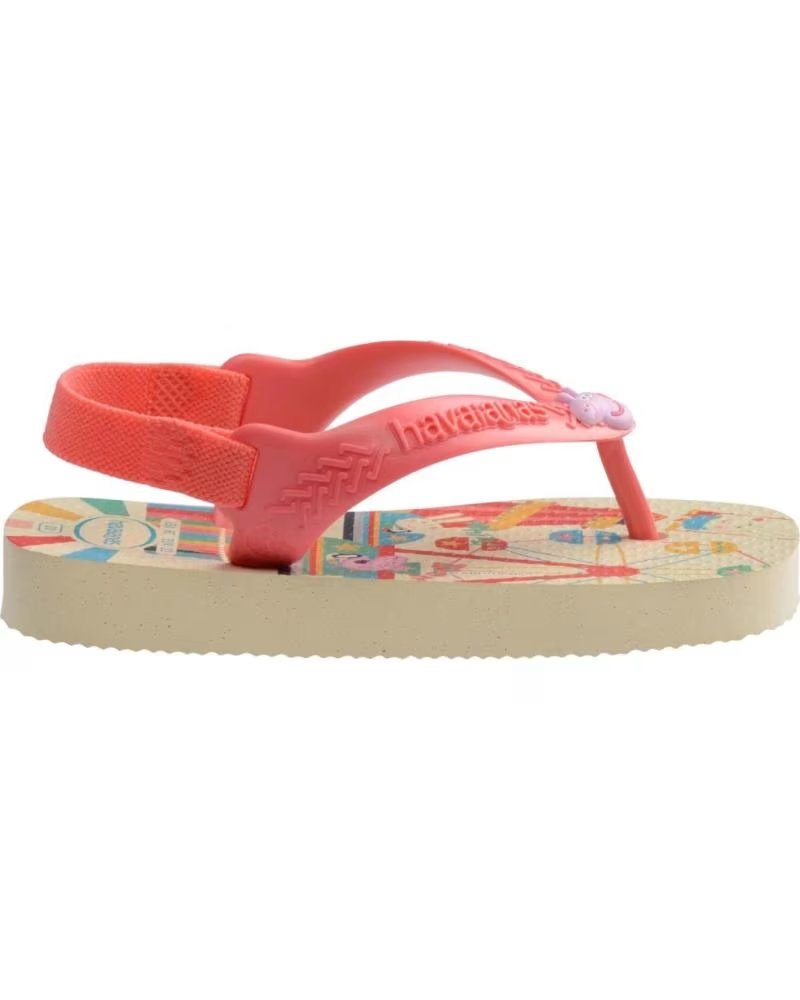 HAVAIANAS CHANCLAS MODELO 4145980H PARA NIÑO, ROSA Y BEIGE 2930BEIGE