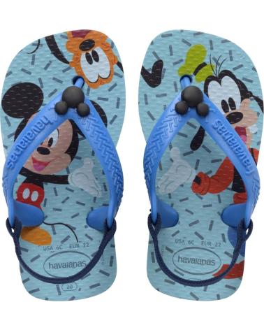 HAVAIANAS CHANCLAS PARA NIÑO CON ESTAMPADO DE PERSONAJES 2747AZUL