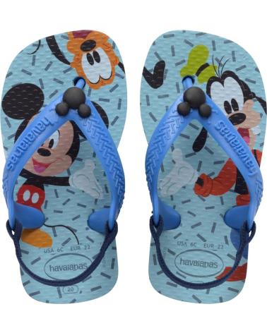 HAVAIANAS CHANCLAS PARA NIÑO CON ESTAMPADO DE PERSONAJES 2747AZUL