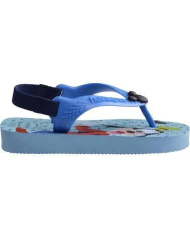 HAVAIANAS CHANCLAS PARA NIÑO CON ESTAMPADO DE PERSONAJES 2747AZUL