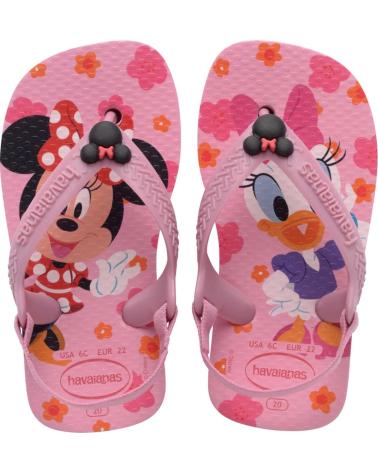 HAVAIANAS CHANCLAS PARA NIÑA MODELO 4137007H 9321ROSA