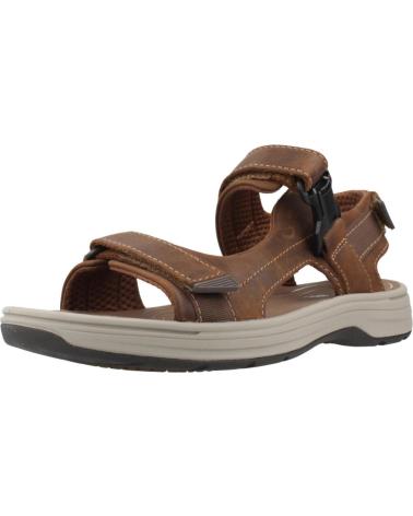 CLARKS SANDALIAS DE PIEL MODELO 26184778C COLOR MARRÓN TAN