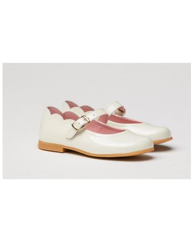 Schuhe ANGELITOS  für Mädchen FRANCESITA PIEL 1100  BEIGE