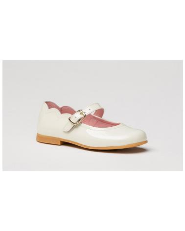 Schuhe ANGELITOS  für Mädchen FRANCESITA PIEL 1100  BEIGE