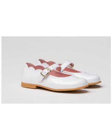 Bailarinas per Bambina ANGELITOS FRANCESITA PIEL 1100 BLANCO