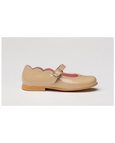 Schuhe ANGELITOS  für Mädchen FRANCESITA PIEL 1100  CAMEL