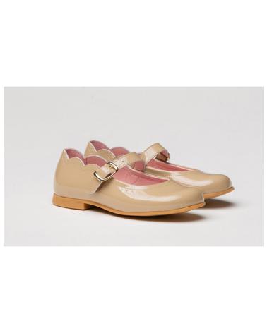Schuhe ANGELITOS  für Mädchen FRANCESITA PIEL 1100  CAMEL