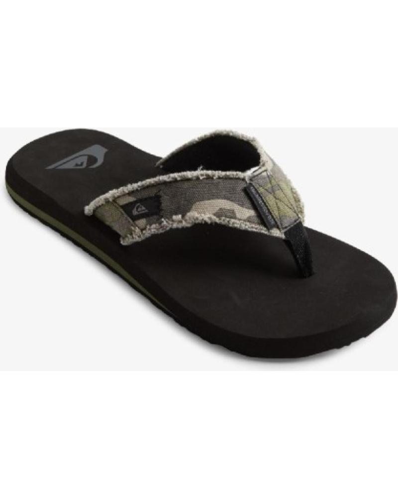 TONGS QUIKSILVER MONKEY À MOTIF CAMOUFLAGE NEGRO