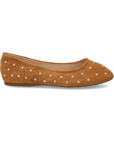 SPORT3PUNTO0 BAILARINAS KK-1040 CAMEL CON TACHUELAS VARIOS COLORES