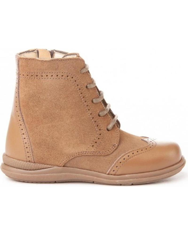 Stivaletti per Bambina ANGELITOS PASCUALONA PIEL 1003 TAUPE