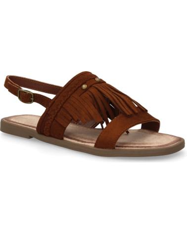 SPORT3PUNTO0 SANDALIAS TF1108 CON FLECOS EN ANTE COLOR CAMEL VARIOS COLORES