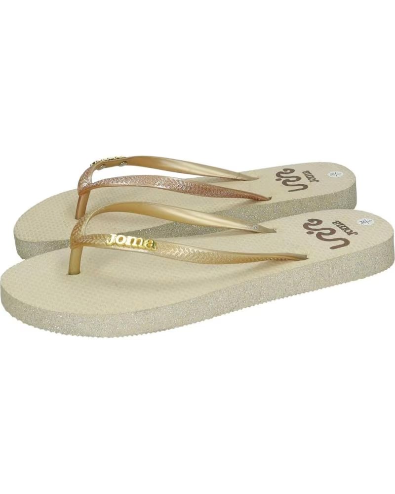 JOMA CHANCLAS SORILS2518 EN TONO DORADO