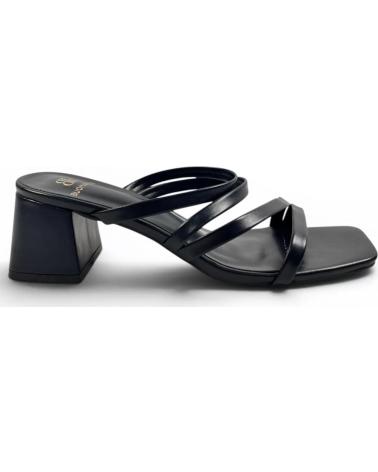 TIMBOS SANDALIA DE VESTIR CON TACÓN BLOQUE NEGRO