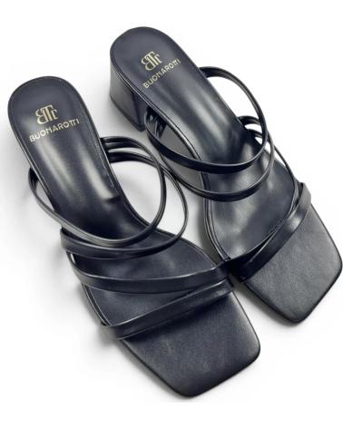 TIMBOS SANDALIA DE VESTIR CON TACÓN BLOQUE NEGRO