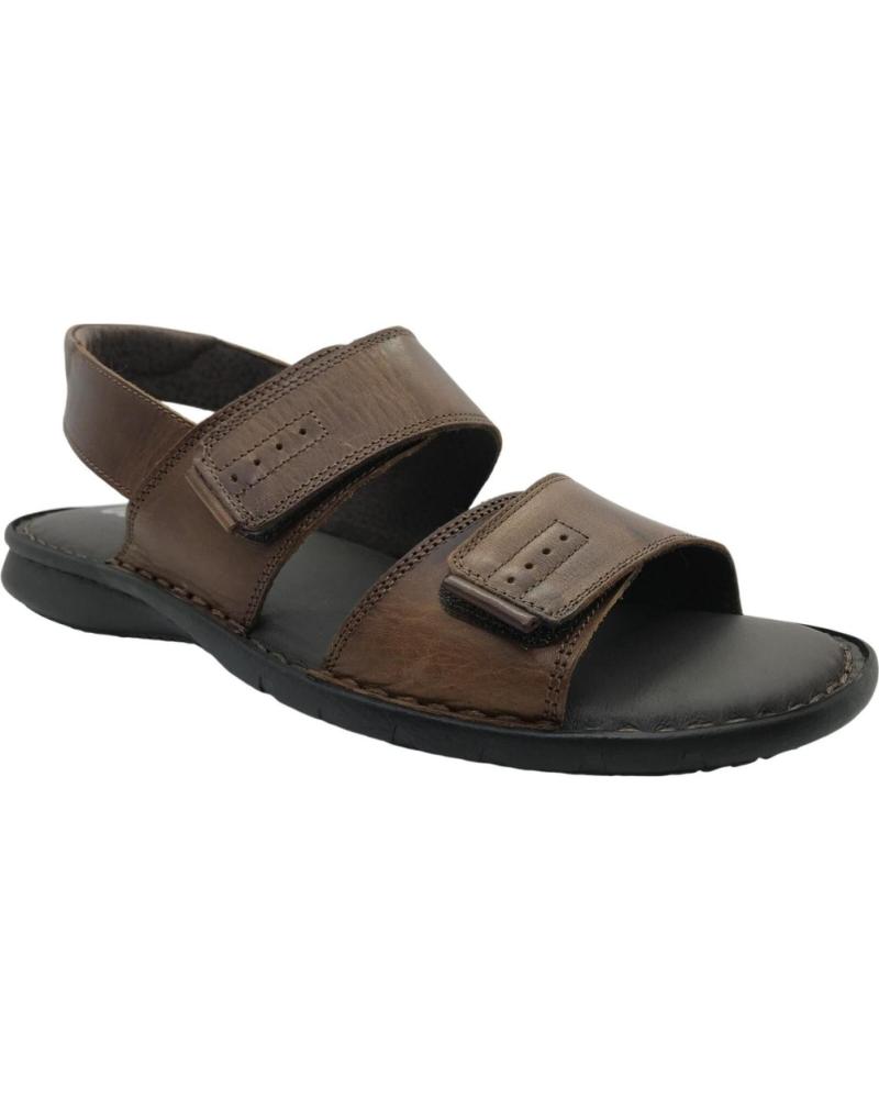 OUTPUT SANDALIA DE PIEL PARA HOMBRE 6756 MARRON