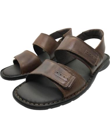 OUTPUT SANDALIA DE PIEL PARA HOMBRE 6756 MARRON