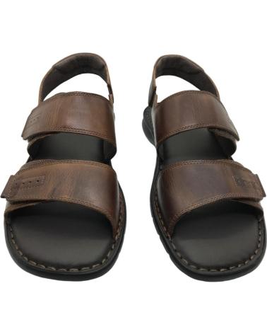 OUTPUT SANDALIA DE PIEL PARA HOMBRE 6756 MARRON