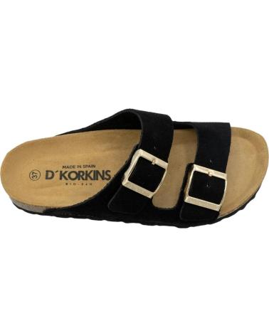 DKORKINS SANDALIA BIO ANATÓMICA D´KORKINS PARIS NEGRO