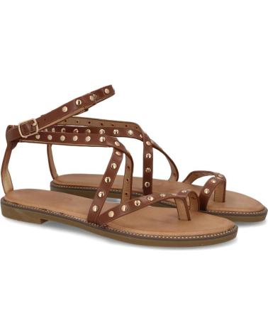SPORT3PUNTO0 SANDALIAS TF6069 COLOR CAMEL CON TACHUELAS VARIOS COLORES